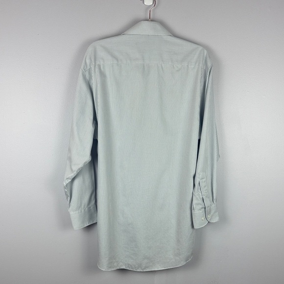 Grafton 100% Cotton Men's Gray Patterned Dress Shirt Size 16.5 - Picture 10 of 10